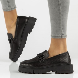 Kožené boty Filippo DP3910 / 22 Bk černé černá 1