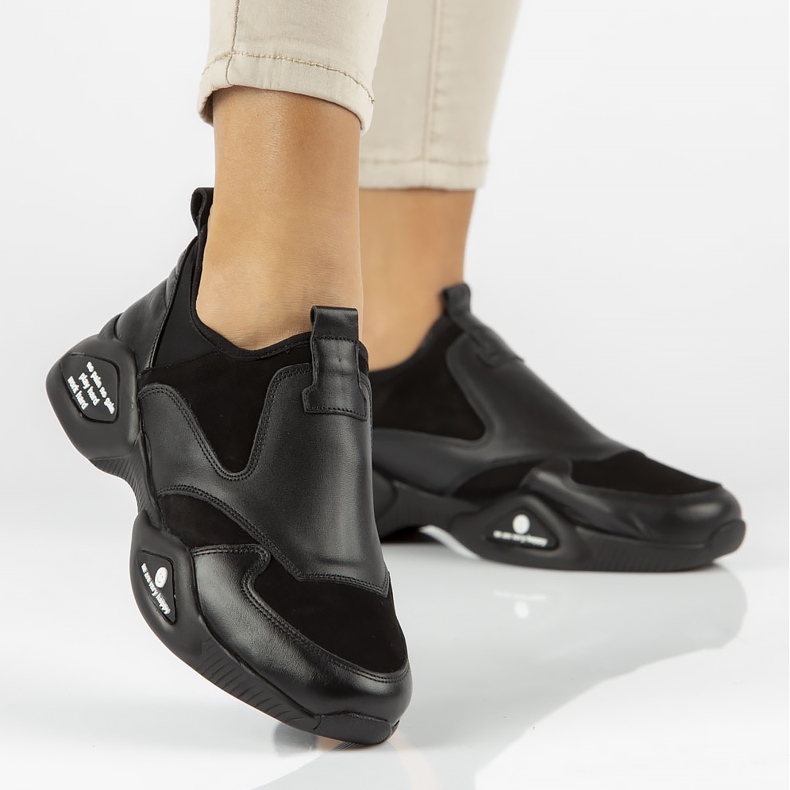 Kožené boty Filippo DP3911 / 22 Bk černé černá 1