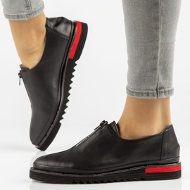 Kožené boty Filippo DP3916 / 22 Bk černé černá 1