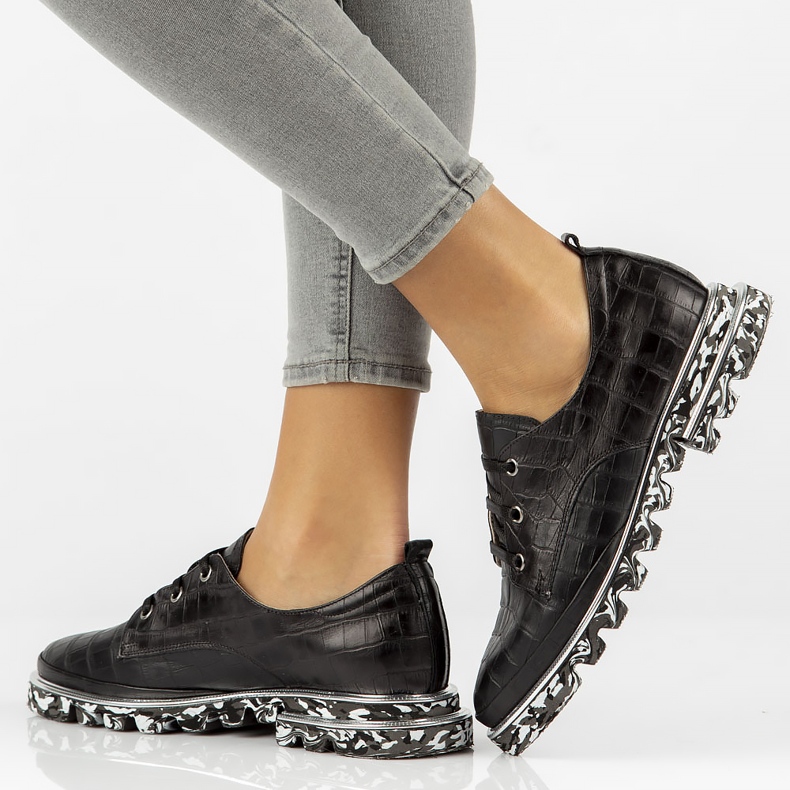 Kožené boty Filippo DP3918 / 2022 Bk černé černá 1