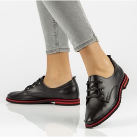 Kožené boty Filippo DP3917 / 2022 Bk černé černá 1