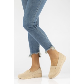 Kožené boty Filippo DP3628 / 22 Be beige béžový 1