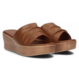 Filippo DK3608 / 22 Hnědé pantofle hnědý 3