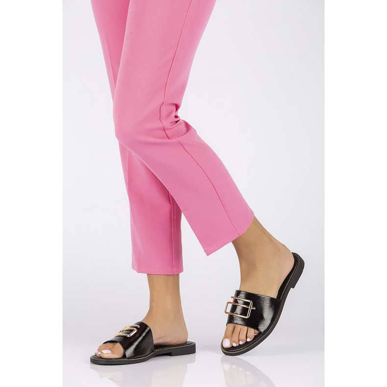 Filippo DK3701 / 22 Bk černé pantofle černá 1