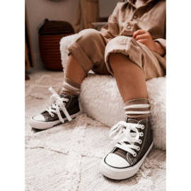 Dětské vysoké tenisky Khaki Filemon zelený 2