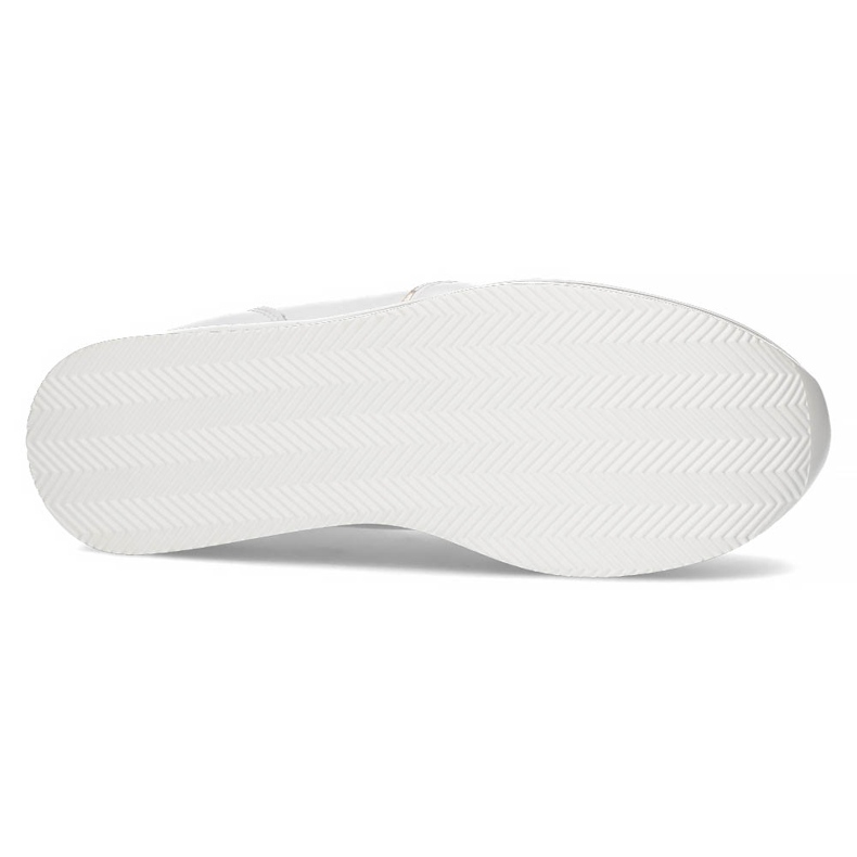 Kožené tenisky Filippo DP3682 / 22 WH bílý zlatý 3 Kožené tenisky Filippo DP3682 / 22 WH bílý zlatý 3