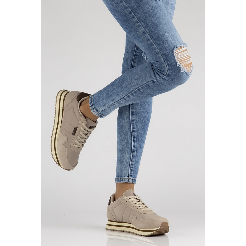 Filippo DP2111 / 22 Be béžové tenisky béžový 2