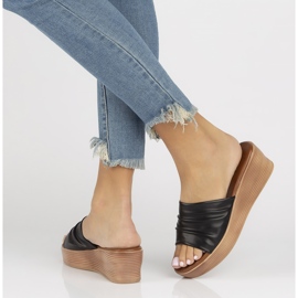 Filippo DK3608 / 22 Bk černé pantofle černý 1