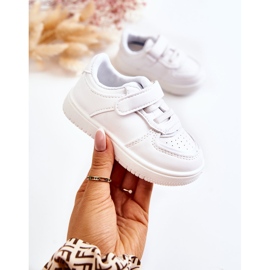 PA1 Dětské nízké sportovní boty bílé Frillo bílý 4