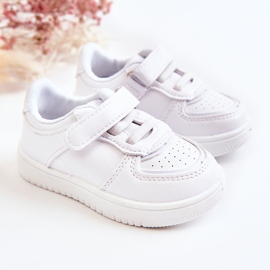 PA1 Dětské nízké sportovní boty bílé Frillo bílý 1