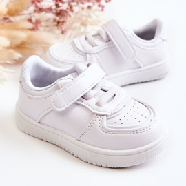 PA1 Dětské nízké sportovní boty bílé Frillo bílý 3