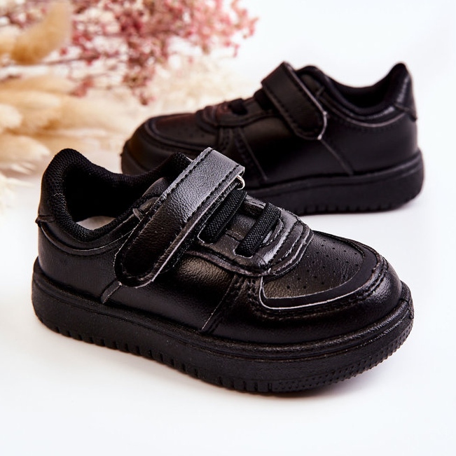 Dětské nízké sportovní boty Black Frillo černý 2