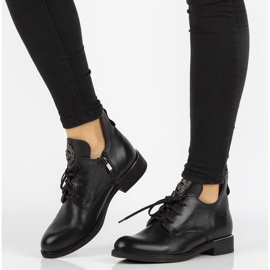 Kožené boty Filippo 30055 černé černá 1