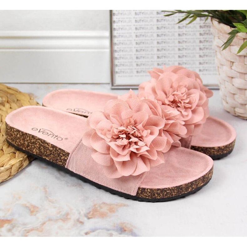 Pantofle S Růžovými Květy V eVento 2