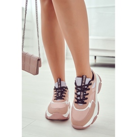 Dámské tenisky Sportovní boty Big Star JJ274577 Růžové růžový 2