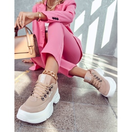 Dámská sportovní obuv Sneakers Big Star JJ274A222 Béžová béžový 1