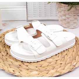 Gumové Pantofle S Bílými Přezkami V S.Barski 2