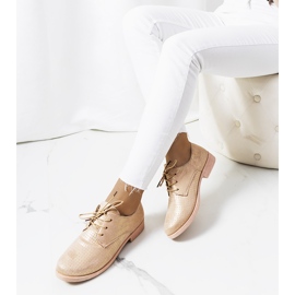 Zlaté dámské boty Kroes růžový 1