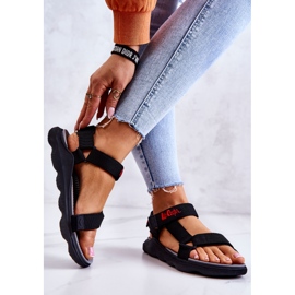 Dámské sportovní sandály Lee Cooper LCW-22-34-0955L Black černý 2