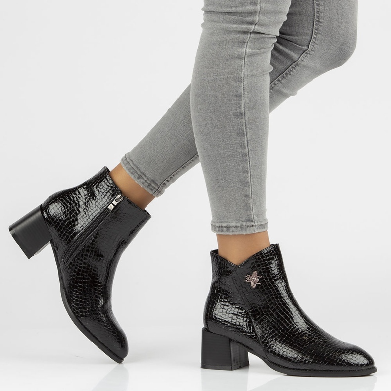 Černé boty Filippo DBT3116 / 21 Bk černá 1