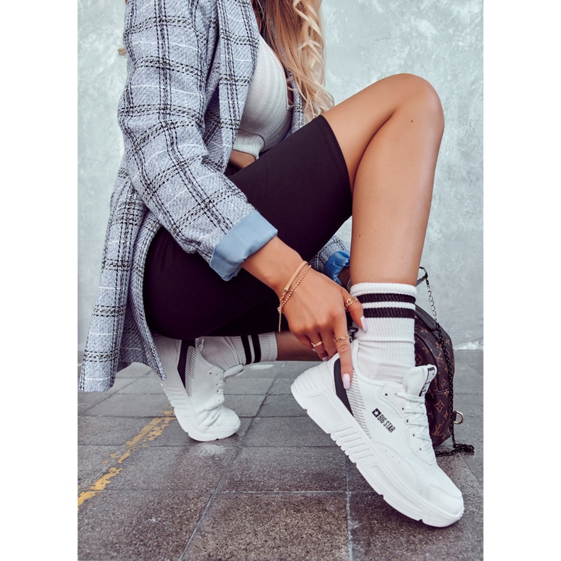 Módní tenisky Sportovní obuv Big Star JJ274596 Bílá bílý 1