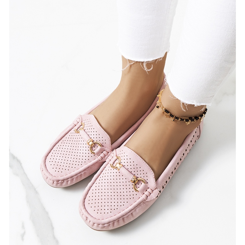 Dámské mokasíny Pink Maide růžový 1 Dámské mokasíny Pink Maide růžový 1