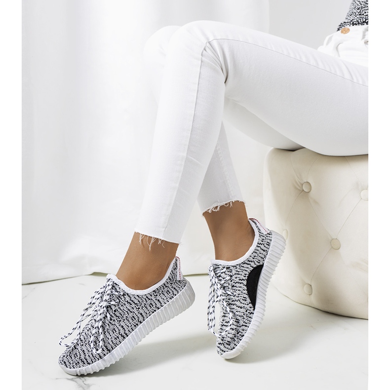 Embro bílé ponožky bílý černý 1