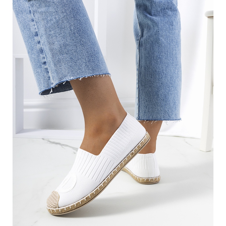 Dámské bílé espadrilky od Deana bílý 1 Dámské bílé espadrilky od Deana bílý 1