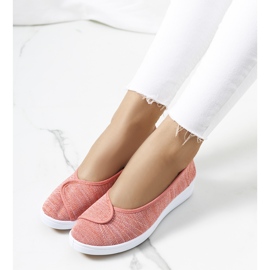 Růžové baleríny na klínku Drost růžový 1 Růžové baleríny na klínku Drost růžový 1