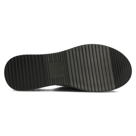 Kožené pantofle Filippo DK3615 / 22 Bk černé černý 1