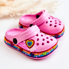 Dětské pantofle Foam Crocs Pink Charie růžový 2 Dětské pantofle Foam Crocs Pink Charie růžový 2