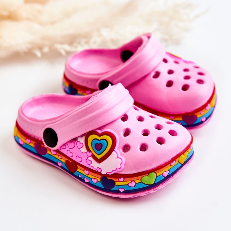 Dětské pantofle Foam Crocs Pink Charie růžový 2 Dětské pantofle Foam Crocs Pink Charie růžový 2