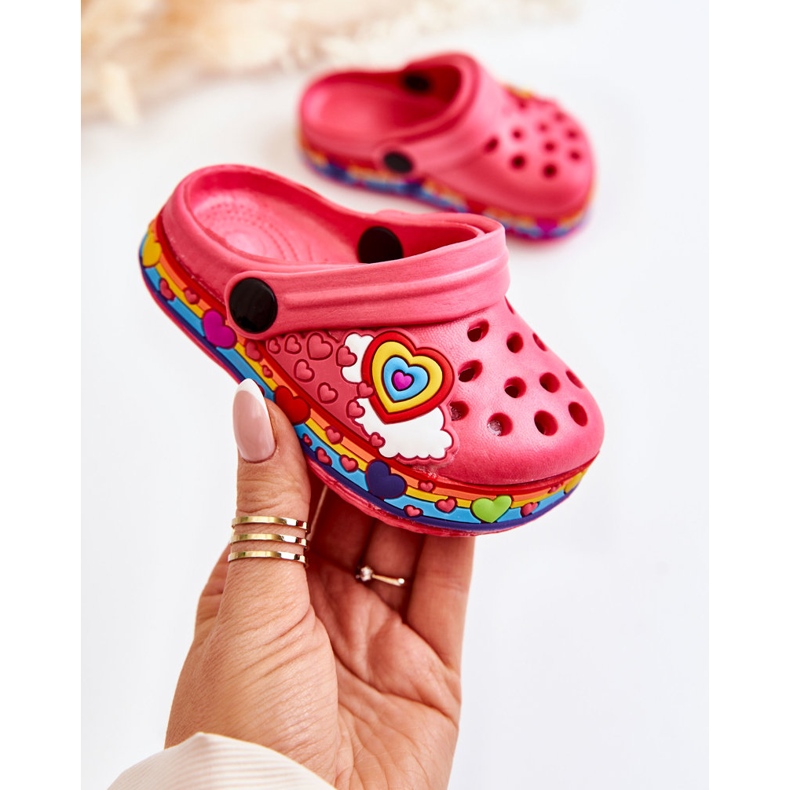 Dětské pantofle Foam Crocs Red Charie červený 1