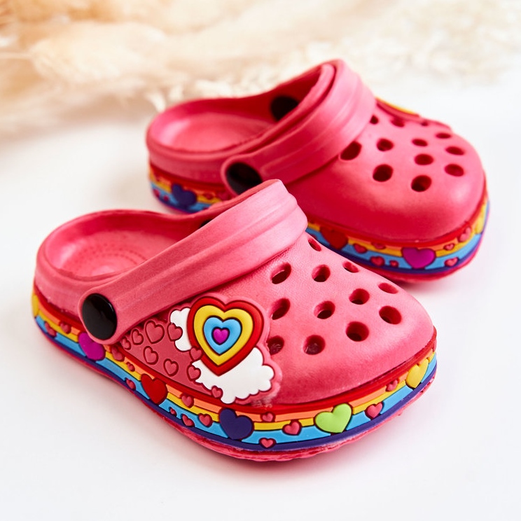 Dětské pantofle Foam Crocs Red Charie červený 2