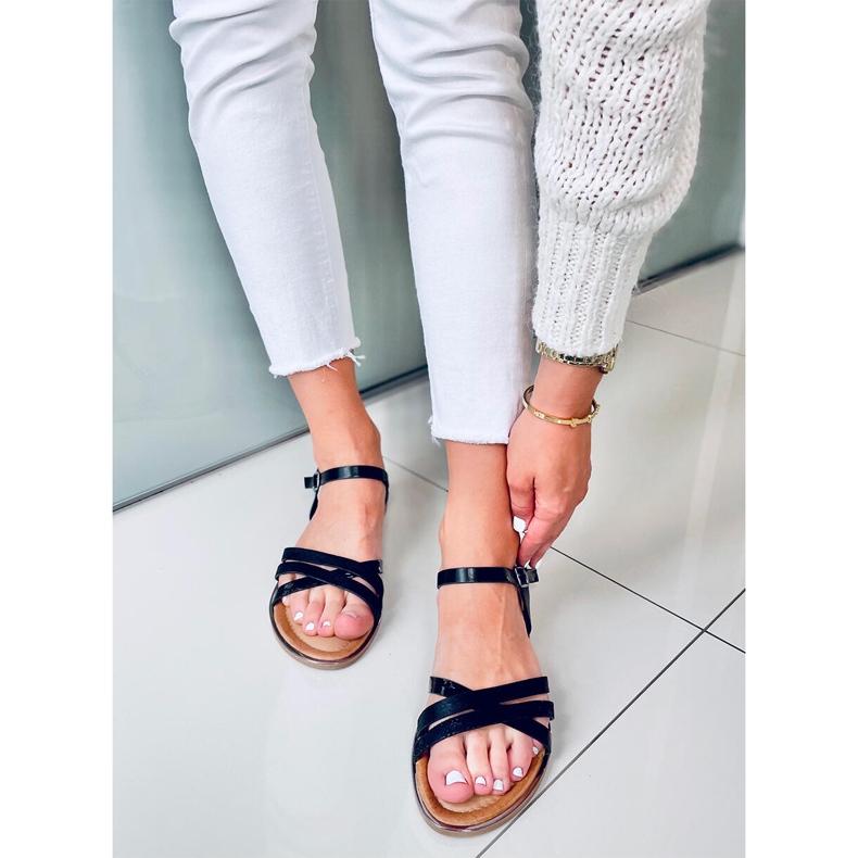 Dámské sandály Celia Black černý 1