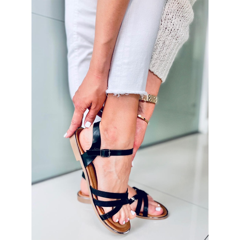 Dámské sandály Celia Black černý 2