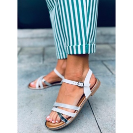 Dámské sandály Celia White bílý 1