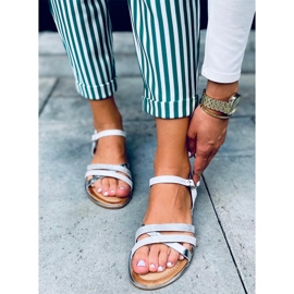 Dámské sandály Celia White bílý 2