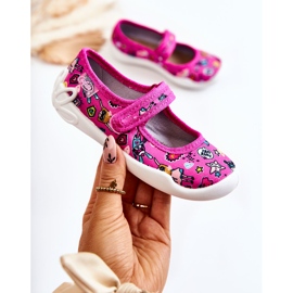 BEFADO S.A. Dětské balerínové pantofle Befado Supergirl 114X483 Růžové růžový 1