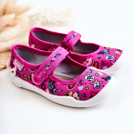 BEFADO S.A. Dětské balerínové pantofle Befado Supergirl 114X483 Růžové růžový 2