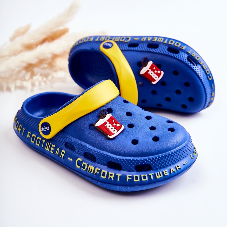 BEFADO S.A. Dětské pantofle Kroksy Cola Befado 159Y101 Tmavě modré modrý 2