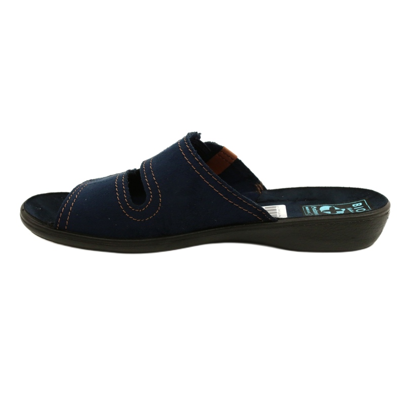 Adanex Dámské pantofle BIO Nature 26027 Námořnická modrá 2