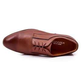 Bednarek Polish Shoes Elegantní kožené boty Bednarek 684 Brown hnědý 3