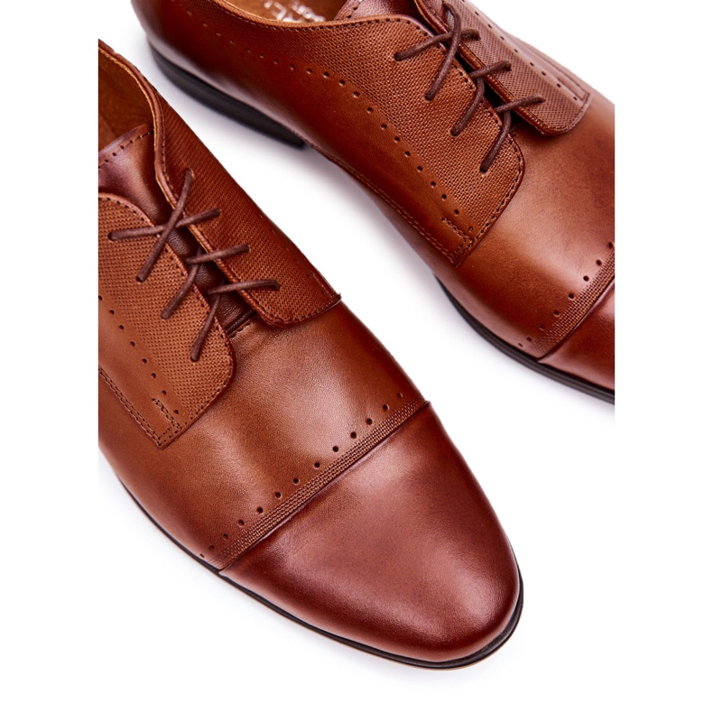 Bednarek Polish Shoes Kožené boty Bednarek 723 Brown hnědý 1