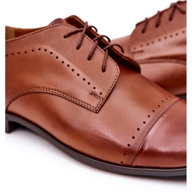 Bednarek Polish Shoes Kožené boty Bednarek 723 Brown hnědý 3