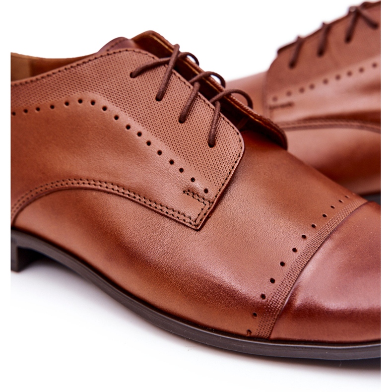 Bednarek Polish Shoes Kožené boty Bednarek 723 Brown hnědý 3