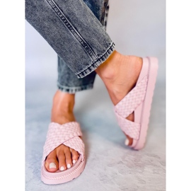 Dámské pantofle Norma Pink růžový 1