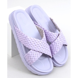 Dámské pantofle Norma Purple fialová 2