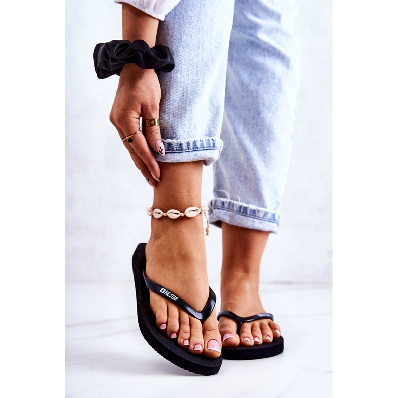 Dámské žabky Big Star JJ274A379 Black černá 1