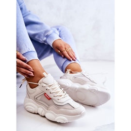 Dámské tenisky sportovní obuv se síťovinou béžová Sallis béžový 1